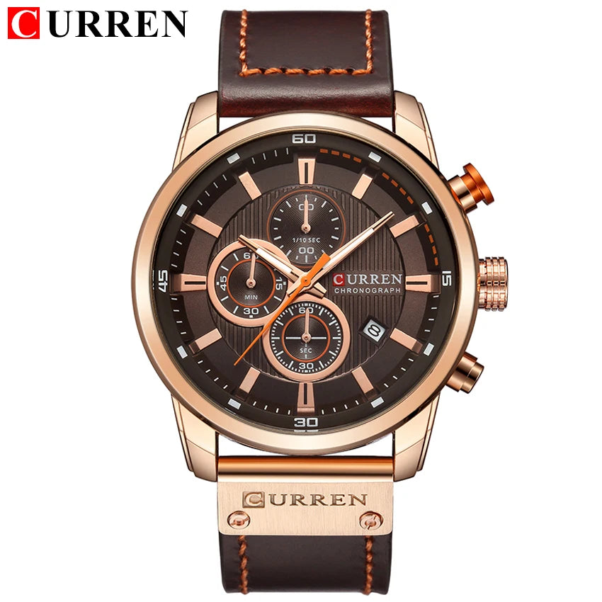 CURREN mode Date Quartz hommes montres haut de gamme de luxe